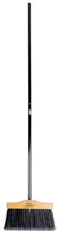 10 Inch Upright Broom with Black Steel Handle