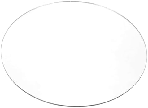 ZUNOXAZ Round Acrylic Mirror for Modern Wall Decor