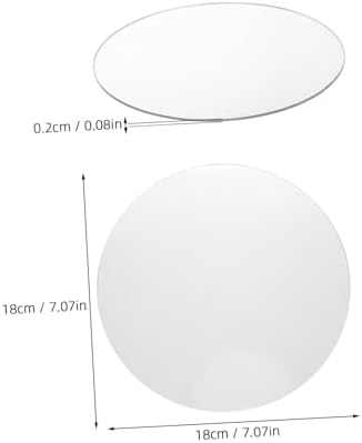 ZUNOXAZ Round Acrylic Mirror for Modern Wall Decor