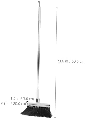 JECOMPRIS 3 in 1 Broom Set with Dustpan and Push Broom