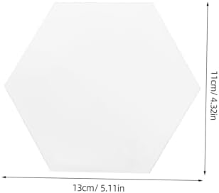 Ciieeo Hexagonal Wall Mirror Acrylic Modern Decor 1
