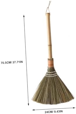 Beaupretty Handcrafted Bamboo Brush Broom