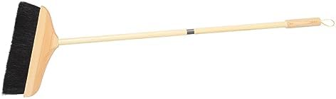 Ipetboom 28C Push Broom with Long Handle and Angled Bristles