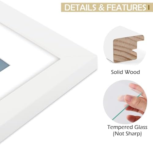 Golden State Art 8x10 Picture Frame Set 5 Packs