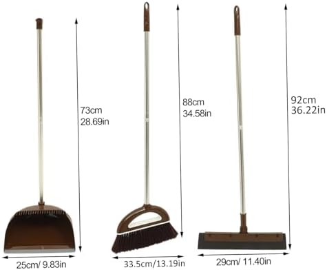 Healifty 1 Set Lightweight Dustpan and Broom for Home Cleaning
