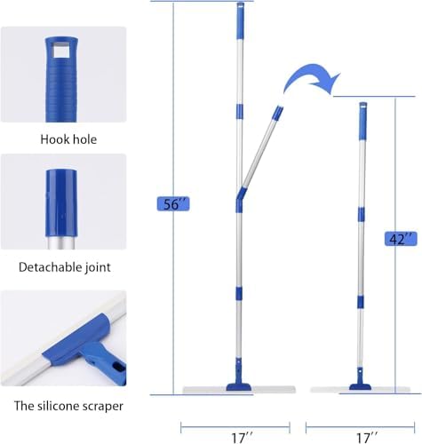 17 Magic Broom Squeegee with 56 Adjustable Handle 1