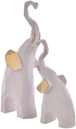 Generic Elephant Family Statue Antique Design Showpiece