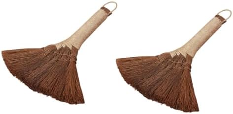 2pcs Hand Palm Broom for Desktop Dusting and Cleaning