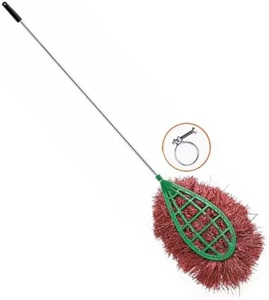 Heavy-Duty Push Broom with 78-Inch Handle for Courtyards and Garages