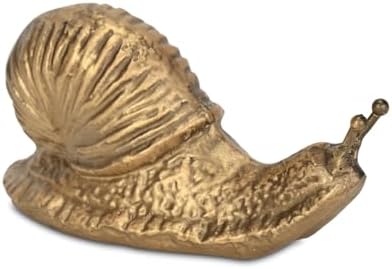 Cheungs Verdor Golden Snail Cast Iron Decor 25