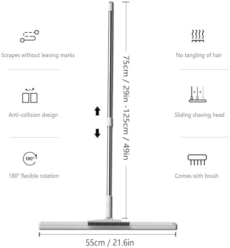 RRRYYYZZ Magic Broom 2 in 1 Cleaning Tool for Floors Glass