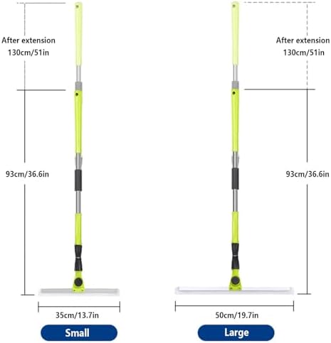 Magic Broom Sweeper with 51 Long Handle Air Broom