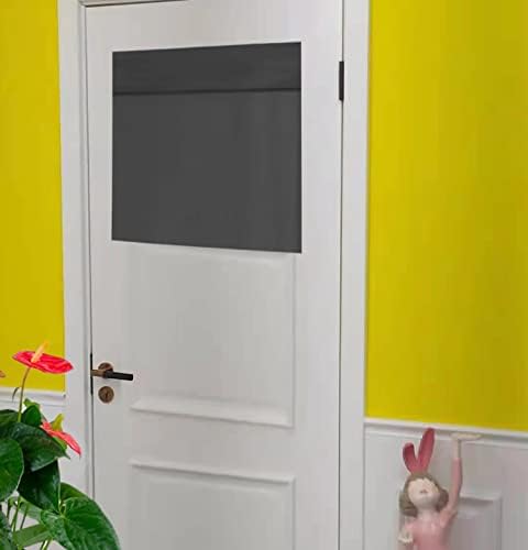 E-HAO French Front Door Curtain Panel Gray