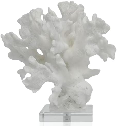 Artificial Coral Reef Decor White Statue RB1003W