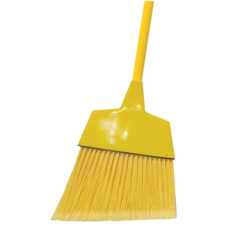 Medline Plastic Angle Broom with Flagged Head