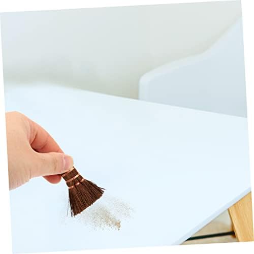 Mini Hand Broom with Ergonomic Handle for Tea Ceremony and Daily Cleaning