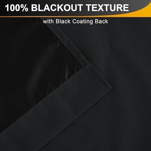 NICETOWN Blackout Curtain with Suctions Cups Door Panel