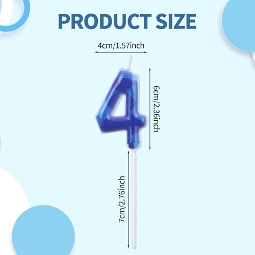 SAVITA Blue Anime Space Themed Birthday Candle for Kids