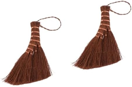Outanaya 2pcs Mini Broom Cleaning Tool for Small Spaces