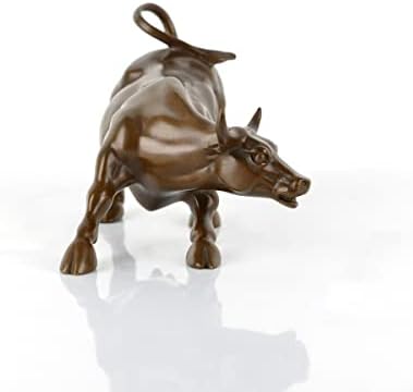 Fairyville Wall Street Bull Statue - 79 Inch Pure Copper Figurine