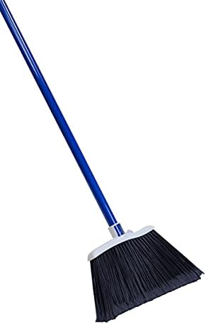 Quickie Extra-Reach Angle Broom with Flagged Bristles