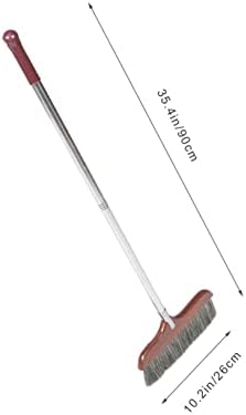 VERDANVERSE Soft Bristle Dust Broom with Stainless Steel Handle