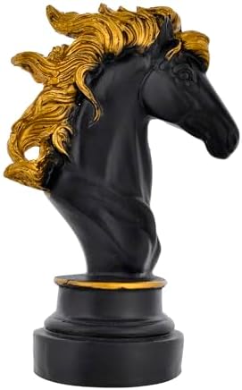 Craftique Soul Horse Face Antique Sculpture Art Decor Showpiece