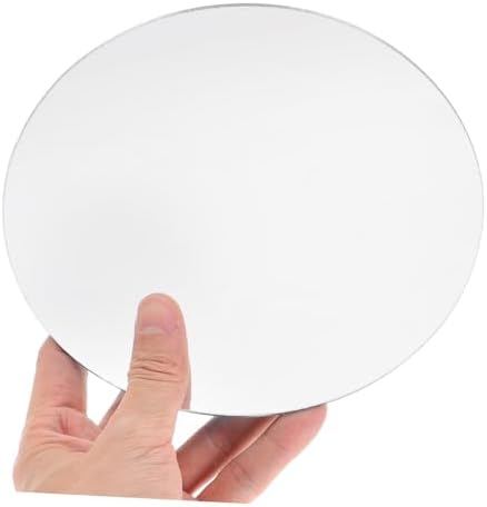 ZUNOXAZ Round Acrylic Mirror for Modern Wall Decor