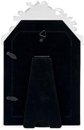 Laura Ashley 4x6 Rosette Crown Picture Frame With Easel Hook