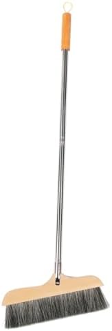 Ipetboom Soft Bristle Push Broom for Hardwood Floors