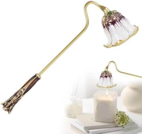 LYDODOKA Purple Candle Snuffer with Long Handle