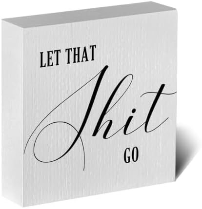 ENGVZ Rustic Bathroom Signs Funny Decor