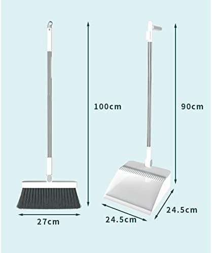 DDGURDH Foldable Hand Broom Set with Extendable Broomstick and Dustpan