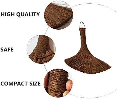 BESPORTBLE Natural Palm Cleaning Brush for Small Spaces