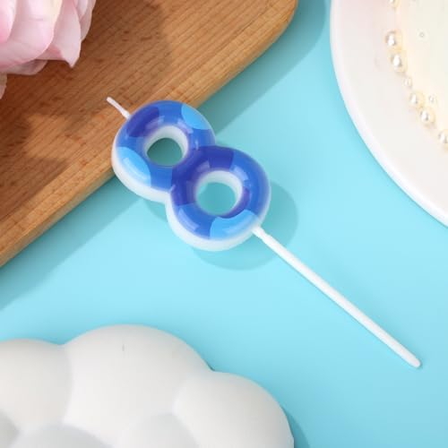 SAVITA Cartoon Blue Number Candle for Kids Party 8