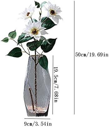 Elegant Artificial Clematis Flowers with Vase for Home Decor