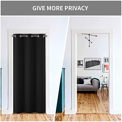 Joydeco Door Curtain for Closet Doors 78 Inches Long
