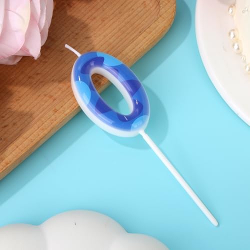SAVITA Blue Anime Space Themed Birthday Candle for Kids Party 0
