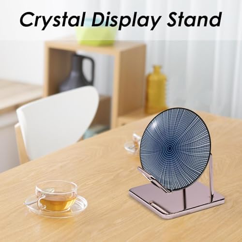 Adjustable Crystal Display Stand with Acrylic Base