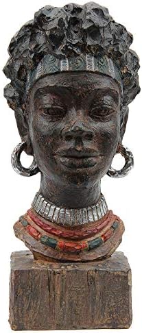 Leekung African Head Statue Home Decor Figurine