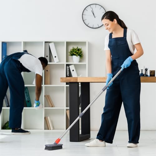 AILUROPODA Push Broom for Bathroom Kitchen and Outdoor Cleaning