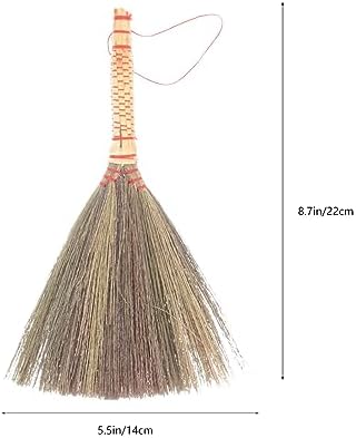 Veemoon Hand-Made Straw Broom for Indoor Cleaning