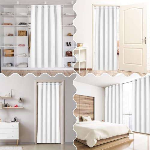 Castle Fairy Checkered Squares Door Curtain 52x80