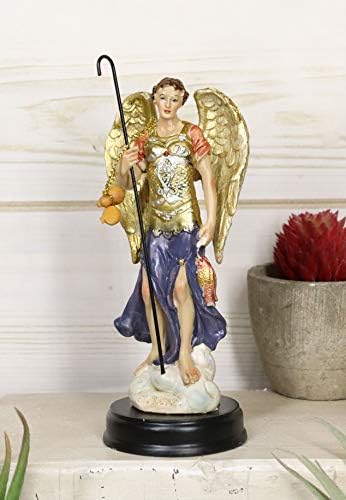 Ebros Archangel Raphael Figurine 525 Inch Healing Angel Sculpture