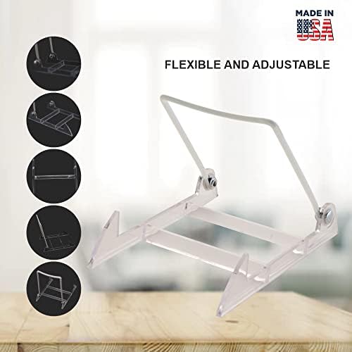 KINGDOM SOLUTIONS 12-Pack Adjustable Acrylic Easels 1