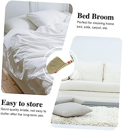 Minkissy 1pc Compact Sorghum Bed Broom Multi-Purpose Cleaning Tool