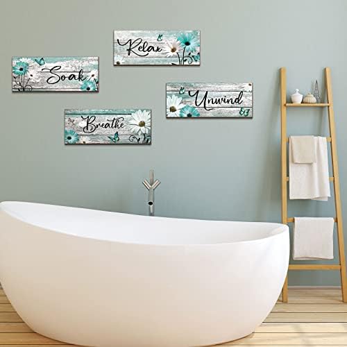 Sunnyray 4 Pcs Rustic Wall Decor Set
