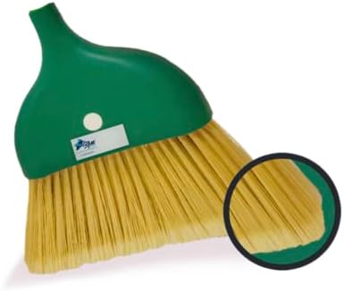 Blue Turtle 45-Degree Angle Broom Replacement Head - Memory Bristles Lightweight Compact