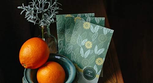Sage and Citrus Scented Sachets Pack of 3 - Made in USA 1