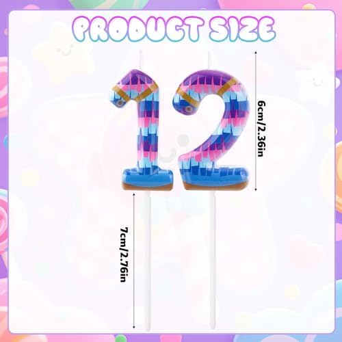 SAVITA Video Game Birthday Candles Set of 12